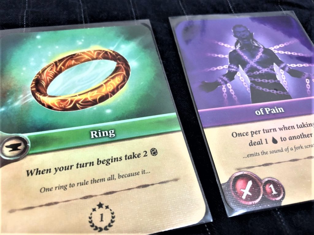 エンチャンターズ(Enchanters )のカード使用例「Ring」＋「of Pain」