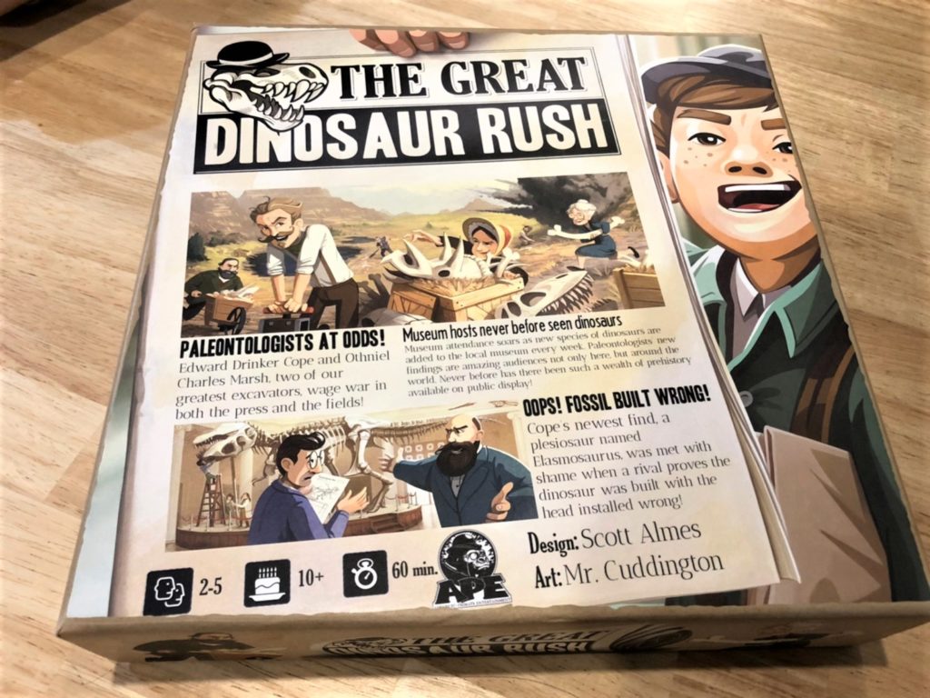「グレート・ダイナソー・ラッシュ」(The Great Dinosaur Rush)のボックスアート